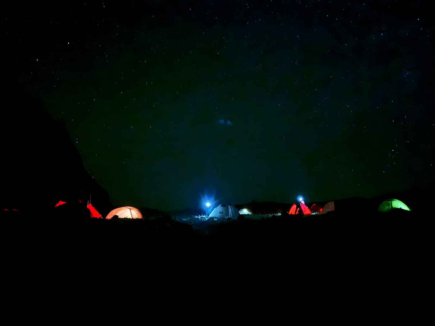 Chaukhi Pass Camp, Kazbegi — shared by Nir Golan