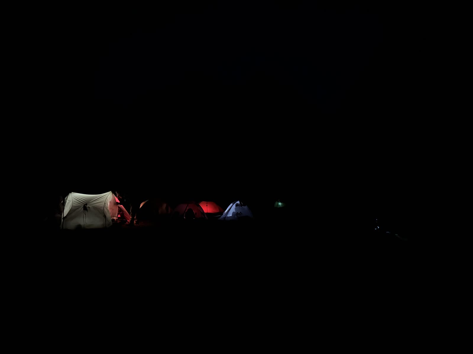 Camp at night, Chaukhi Pass, Kazbegi — shared by Plan Your Trip to Georgia