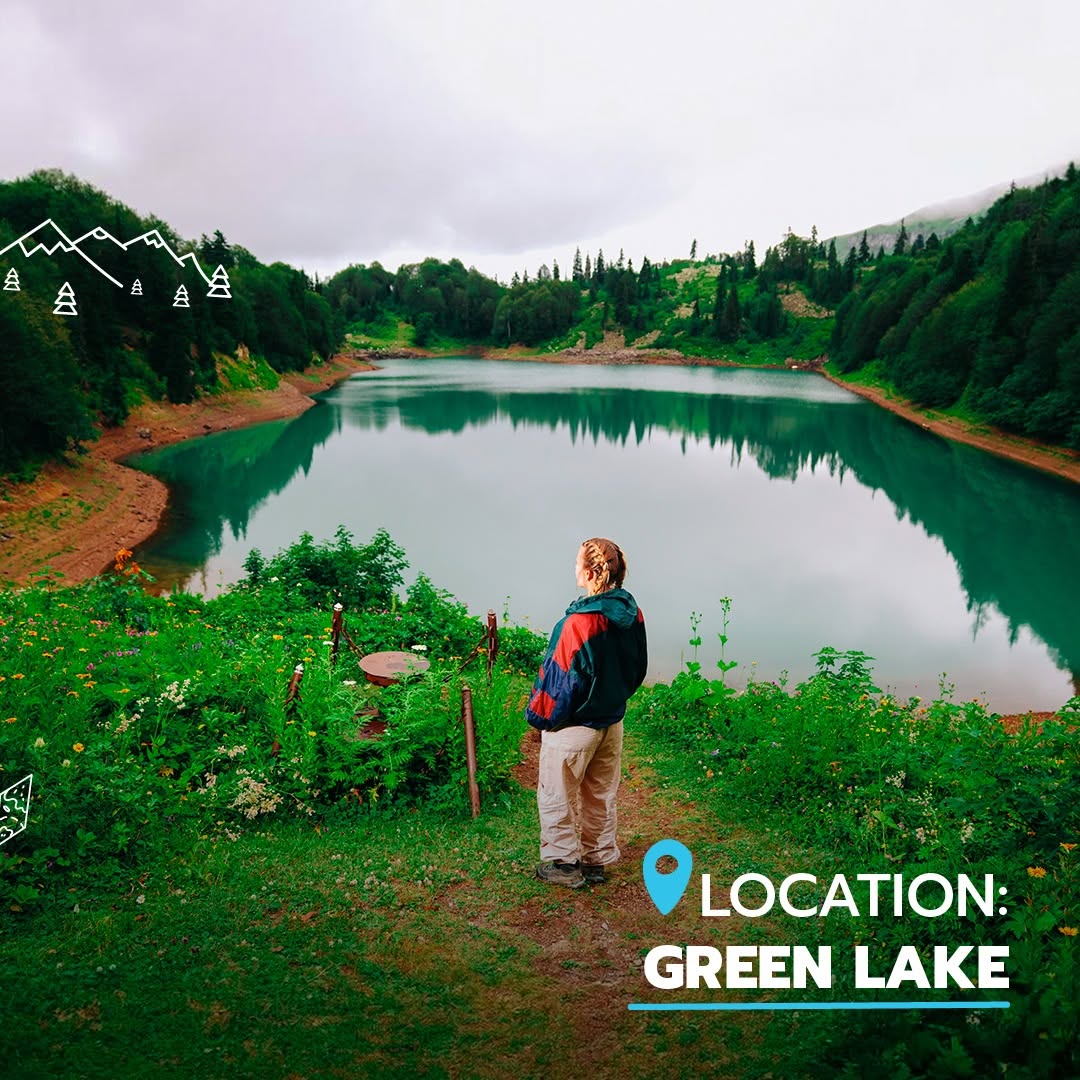 Green Lake, Goderdzi — shared by Plan Your Trip to Georgia