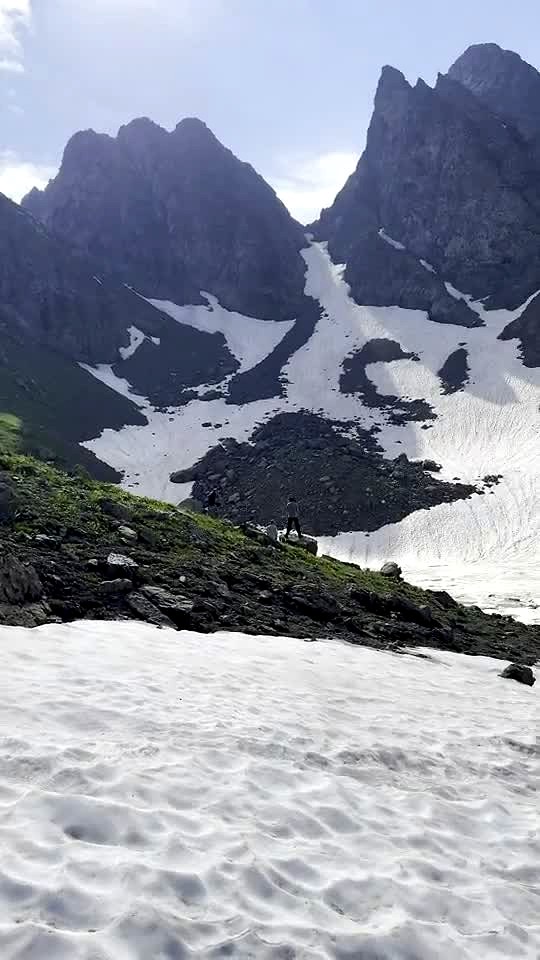 Glacier crossing, Chaukhi, Kazbegi — shared by Plan Your Trip to Georgia