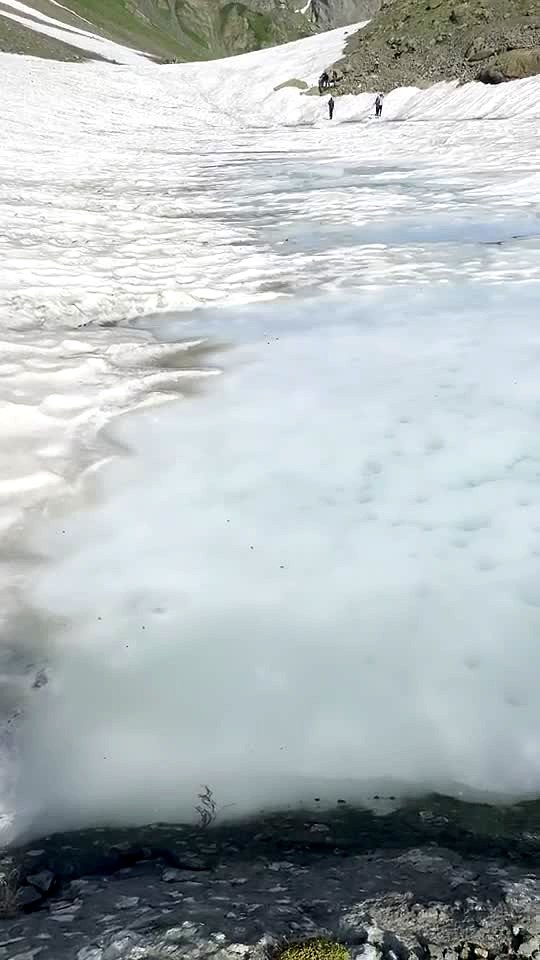 Snowfield, Chaukhi, Kazbegi — shared by Plan Your Trip to Georgia