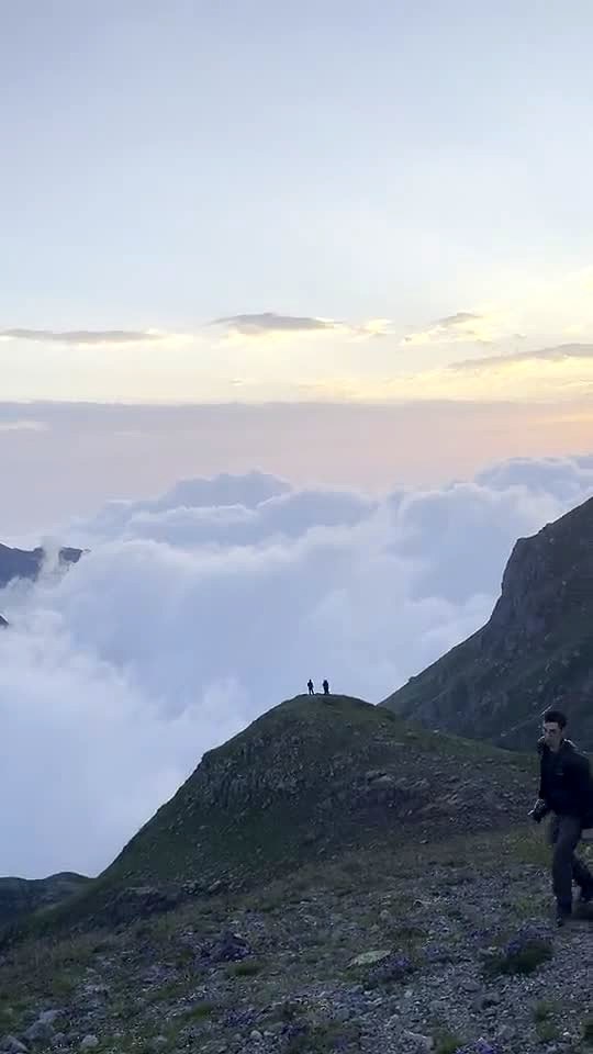 Above the clouds, Chaukhi Pass, Kazbegi — shared by Plan Your Trip to Georgia